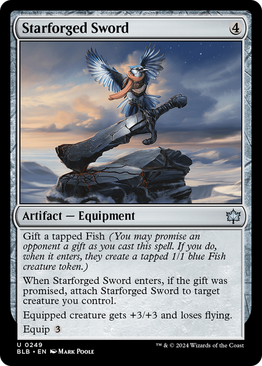 Starforged Sword (BLB-249) - Bloomburrow - for just $0.04! 