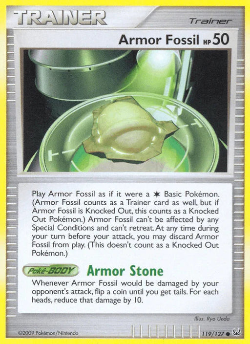Armor Fossil (119/127) [Platinum: Base Set] - for just $0.10! 