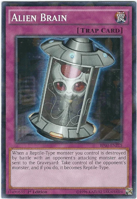 Alien Brain [BP03-EN215] Shatterfoil Rare - for just $0.35! 