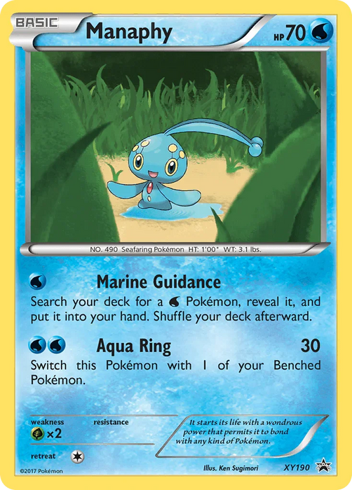 Manaphy (XY190) [XY: Black Star Promos] - for just $2.65! 