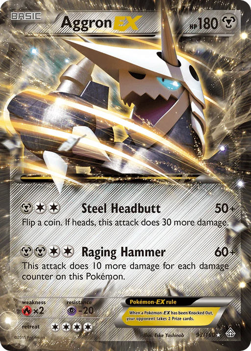 Aggron EX (93/160) [XY: Primal Clash] - for just $2! 