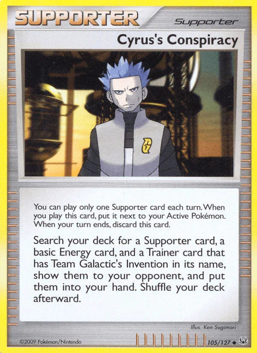 Cyrus's Conspiracy (105/127) [Platinum: Base Set] - for just $1.70! 