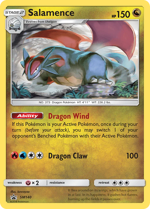 Salamence (SM140) [Sun & Moon: Black Star Promos] - for just $2.70! 