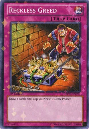 Reckless Greed [BP01-EN095] Starfoil Rare - for just $0.50! 