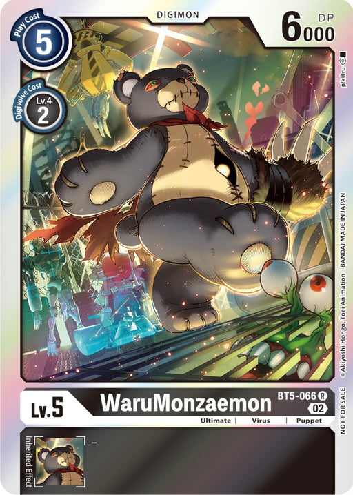 WaruMonzaemon [BT5-066] (Official Tournament Pack Vol. 7) [Battle of Omni Promos] - Just $0.09! Shop now at Retro Gaming of Denver