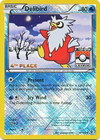 Delibird (38/149) (League Promo 4th Place) [Black & White: Boundaries Crossed] - for just $5! 