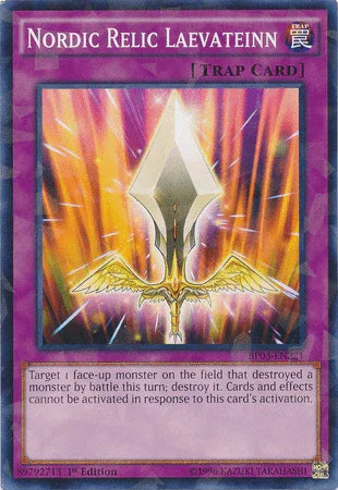 Nordic Relic Laevateinn [BP03-EN221] Shatterfoil Rare - for just $0.10! 
