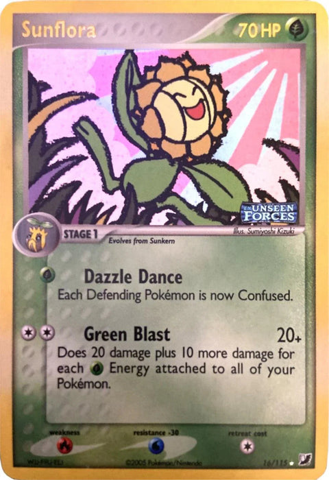 Sunflora (16/115) (Stamped) [EX: Unseen Forces] - for just $10! 