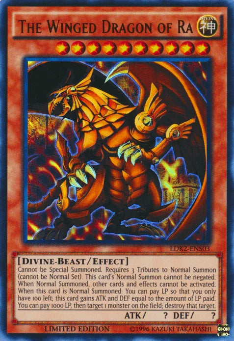 The Winged Dragon of Ra [LDK2-ENS03] Ultra Rare - for just $1.05! 