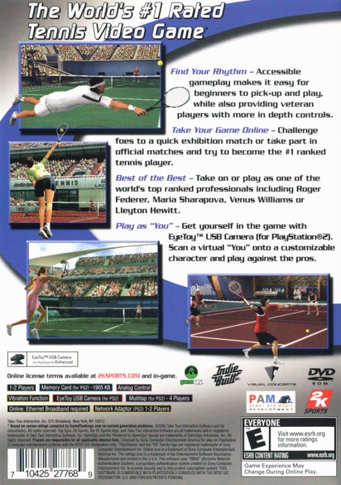 Top Spin – PlayStation 2 (PS2) - for just $3.99! 