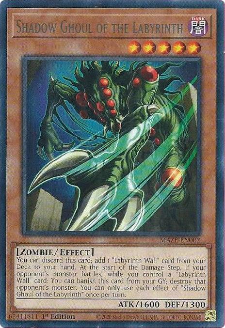 Shadow Ghoul of the Labyrinth [MAZE-EN002] Rare - for just $0.10! 