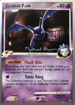 Crobat G LV.44 (47/127) (Happy Luck - Mychael Bryan) [World Championships 2010] - Just $0.35! Shop now at Retro Gaming of Denver