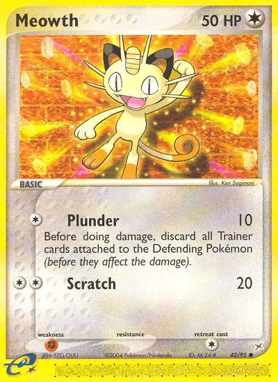 Meowth (42/95) [EX: Team Magma vs Team Aqua] - for just $1.60! 