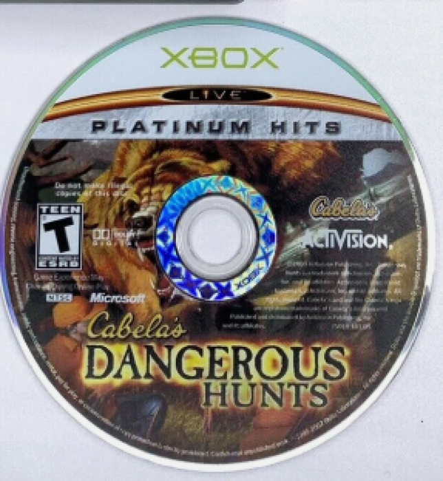 Cabela's Dangerous Hunts [Platinum Hits] – Xbox (XBOX) - for just $6.99! 