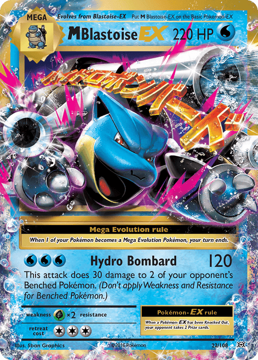 M Blastoise EX (22/108) [XY: Evolutions] - for just $6.95! 
