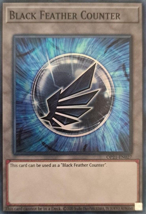 Black Feather Counter [OP21-EN027] Super Rare - for just $0.15! 