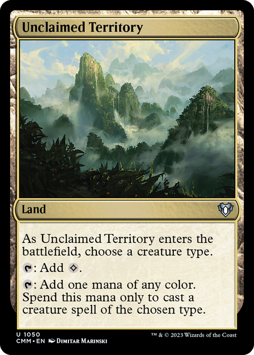 Unclaimed Territory (CMM-1050) - Commander Masters - for just $0.14! 