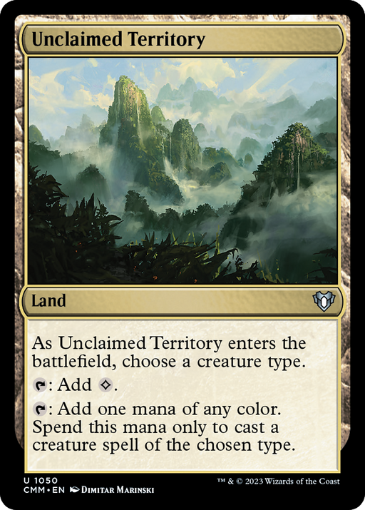 Unclaimed Territory (CMM-1050) - Commander Masters - for just $0.14! 
