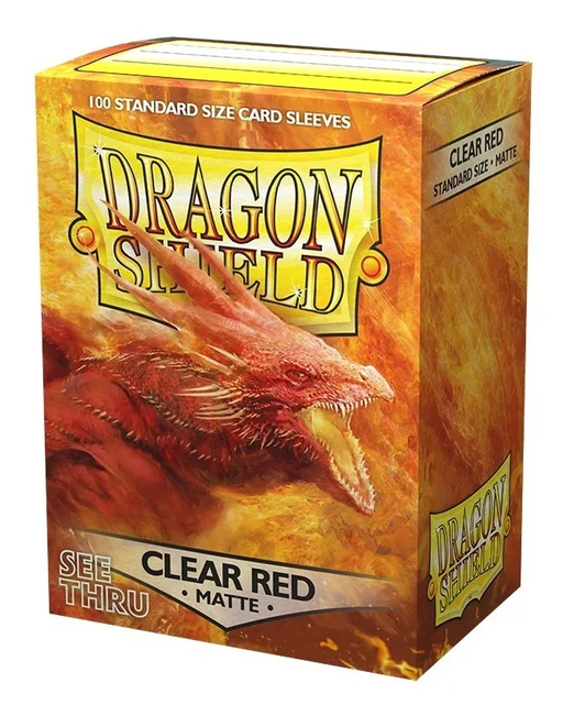 Dragon Shield: Standard 100ct Sleeves - Clear Red (Matte) - Just $0! Shop now at Retro Gaming of Denver