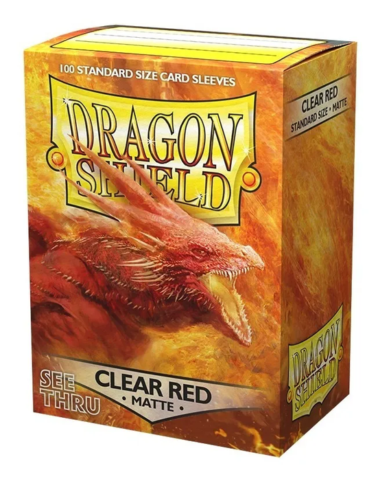 Dragon Shield: Standard 100ct Sleeves - Clear Red (Matte) - Just $0! Shop now at Retro Gaming of Denver