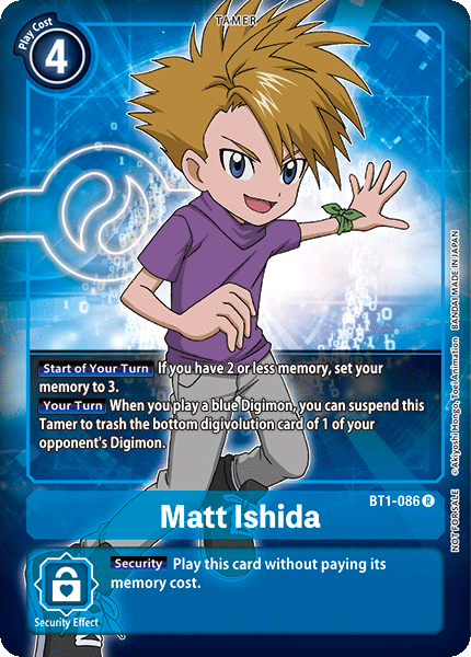 Matt Ishida [BT1-086] (Buy-A-Box Promo) [Release Special Booster Ver.1.0 Promos] - Just $0.35! Shop now at Retro Gaming of Denver