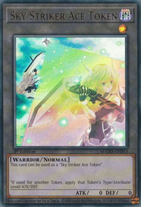 Token: Sky Striker Ace [MAMA-EN013] Ultra Rare - for just $0.25! 