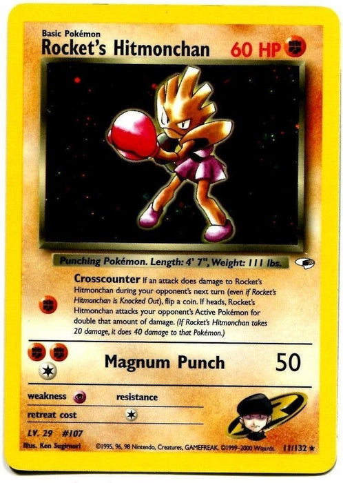 Rocket's Hitmonchan (11/132) [Gym Heroes Unlimited] - for just $17.65! 