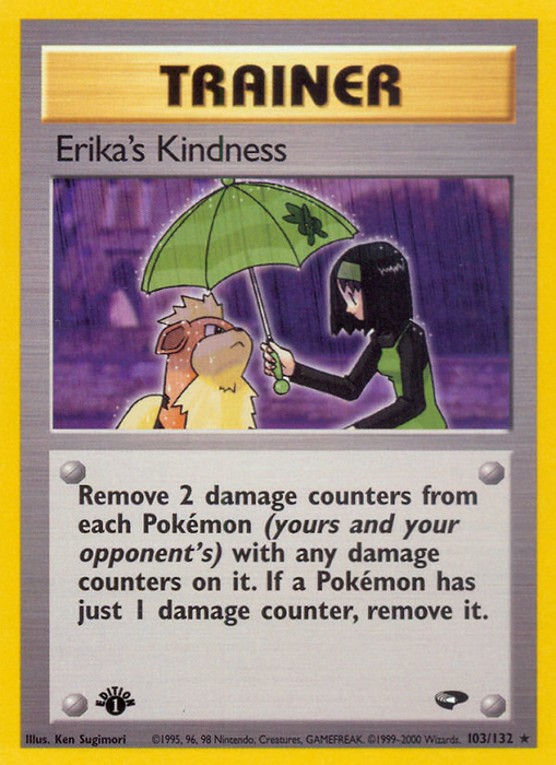 Erika's Kindness (103/132) [Gym Challenge 1st Edition] - Just $4.95! Shop now at Retro Gaming of Denver