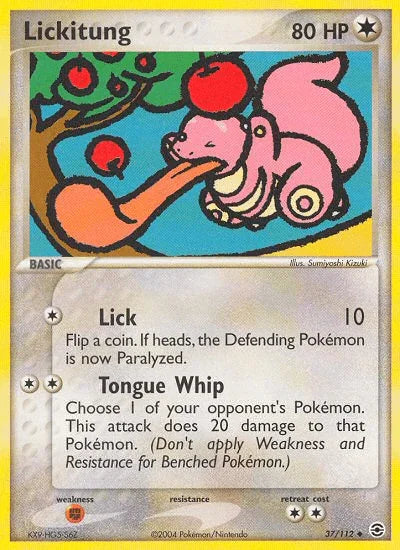 Lickitung (37/112) [EX: FireRed & LeafGreen] - for just $2.55! 