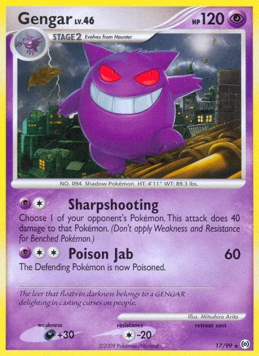 Gengar (17/99) [Platinum: Arceus] - for just $23.45! 