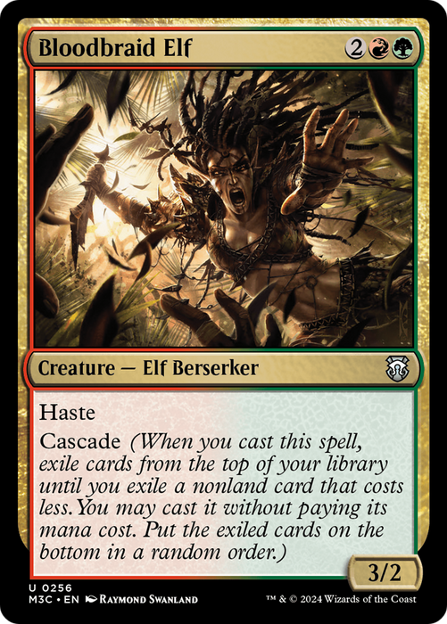 Bloodbraid Elf (M3C-256) - Modern Horizons 3 Commander - for just $0.10! 