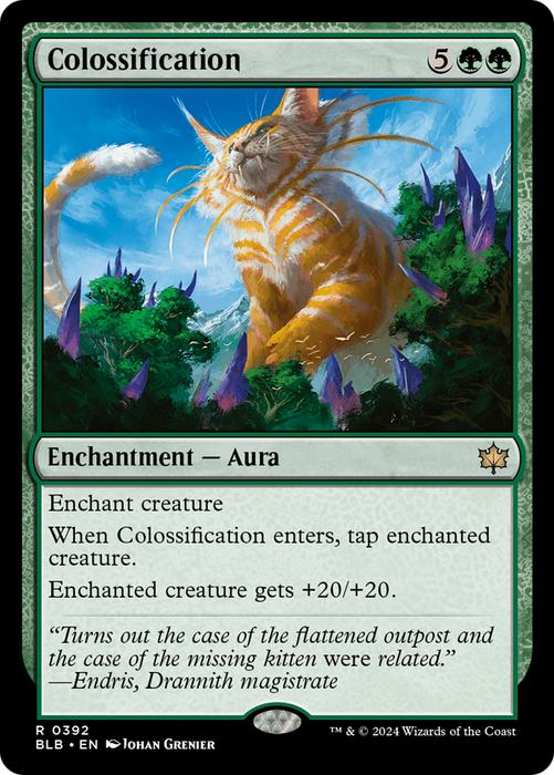 Colossification (BLB-392) - Bloomburrow - for just $0.16! 