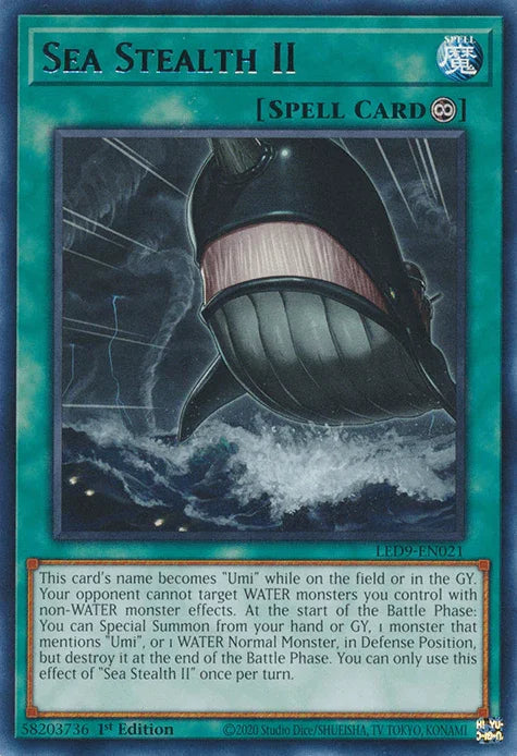 Sea Stealth II [LED9-EN021] Rare - for just $0.10! 