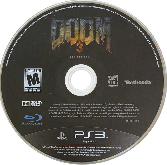 Doom 3 [BFG Edition] – PlayStation 3 (PS3) - for just $10.99! 