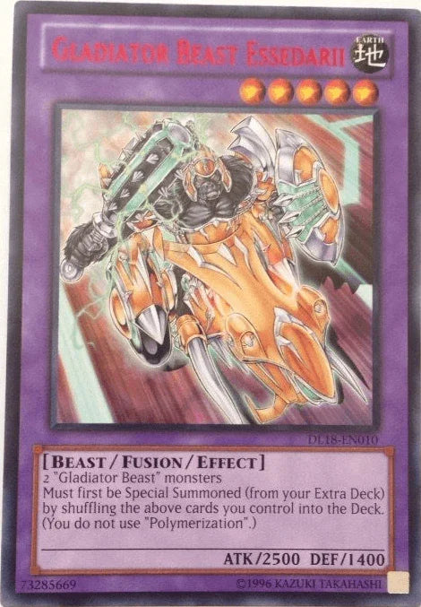 Gladiator Beast Essedarii (Red) [DL18-EN010] Rare - for just $2.40! 