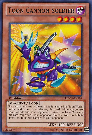 Toon Cannon Soldier [LCYW-EN109] Rare - for just $1.10! 