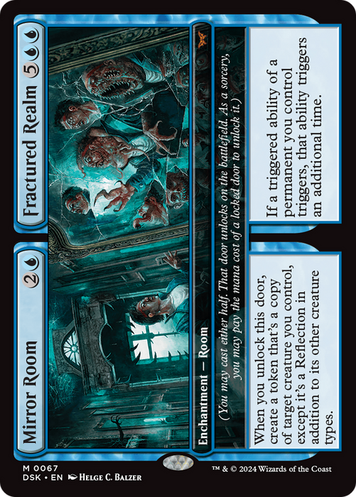 Mirror Room // Fractured Realm (DSK-067) - Duskmourn: House of Horror Foil - for just $0.94! 