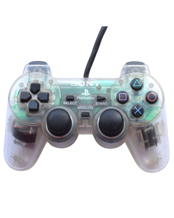 PlayStation (PS) Dualshock Controller [Clear Crystal] - for just $39.99! 