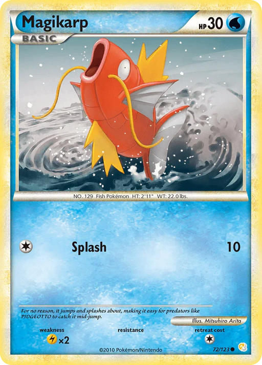 Magikarp (72/123) [HeartGold & SoulSilver: Base Set] - for just $0.70! 