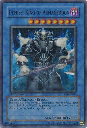 Demise, King of Armageddon [SOI-EN035] Super Rare - for just $2.15! 