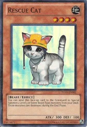 Rescue Cat [TU03-EN002] Super Rare - for just $26.70! 