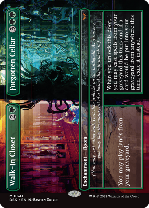 Walk-In Closet // Forgotten Cellar (DSK-341) - Duskmourn: House of Horror (Borderless) - for just $2.55! 