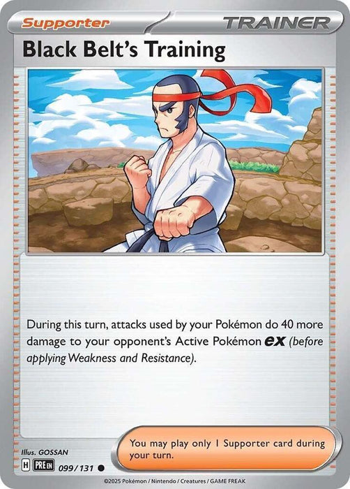 Black Belt's Training (099/131) [Scarlet & Violet: Prismatic Evolutions] - for just $0.10! 