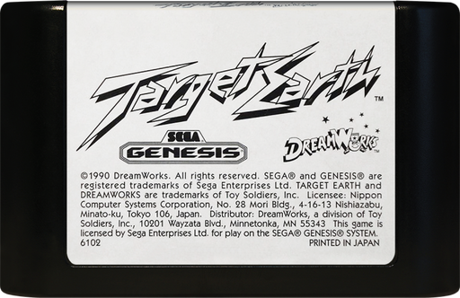 Target Earth – Sega Genesis (GEN) - for just $0! 