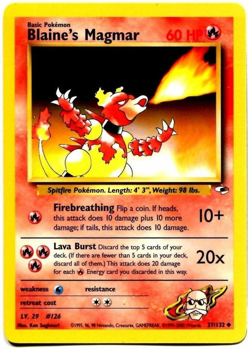 Blaine's Magmar (37/132) [Gym Heroes Unlimited] - for just $1.90! 