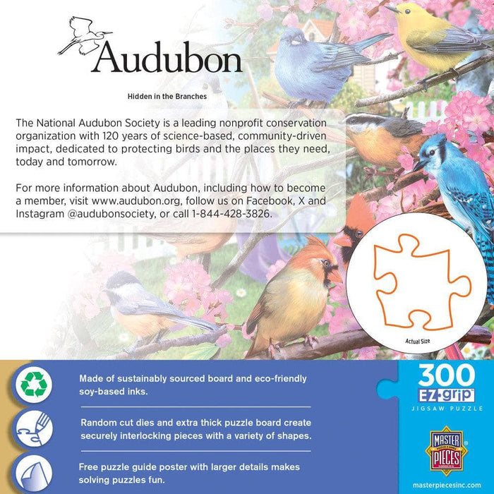 Audubon - Hidden in the Branches 300 Piece EZ Grip Jigsaw Puzzle - for just $14.99! 