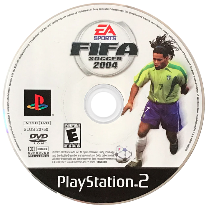 FIFA 2004 – PlayStation 2 (PS2) - for just $0! 