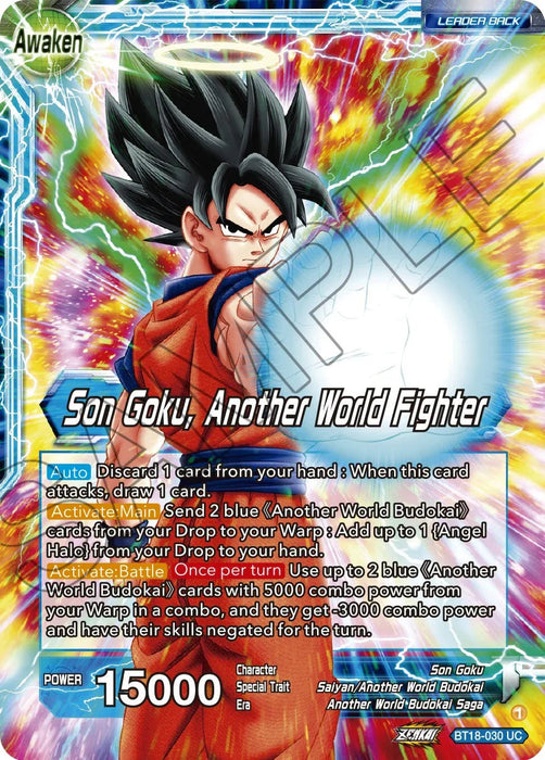 Son Goku // Son Goku, Another World Fighter (BT18-030) [Dawn of the Z-Legends] - for just $0.10! 