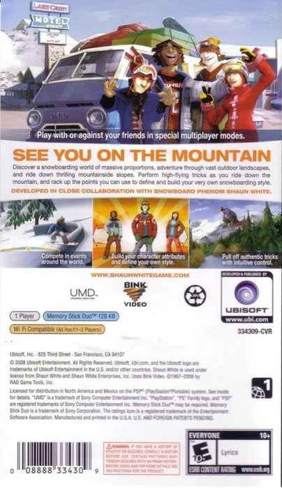 Shaun White: Snowboarding – PlayStation Portable (PSP) - for just $7.99! 