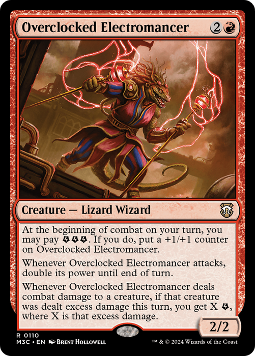 Overclocked Electromancer (M3C-110) - Modern Horizons 3 Commander - for just $0.05! 